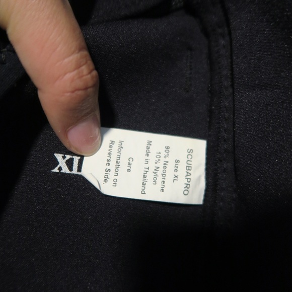 Scubapro Wetsuit Profile 0.5 mm Diving Full Body Neoprene Base Steamer Size XL - Picture 10 of 12